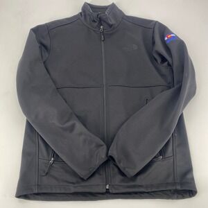 The North Face Mens Black Soft Shell Jacket Embroidered Colorado‎ Logo Size M